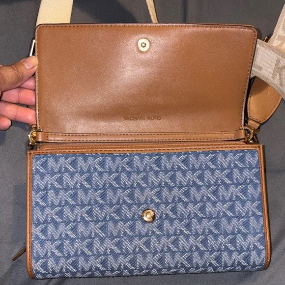 Michael Kors Blue and Brown women’s bag - Picture 2 of 8